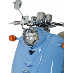 Scooter BLEU RETRO-50cc-ZN50QT-A