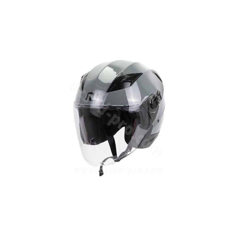 CASQUE JET NOEND CITY GRIS NARDO DOUBLE ECRAN TAILLE S 55/56CM