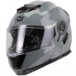 CASQUE MODULABLE NOEND CITY DOUBLE ECRAN GRIS NARDO S 55/56CM