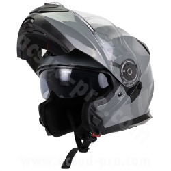 CASQUE MODULABLE NOEND CITY DOUBLE ECRAN GRIS NARDO S 55/56CM