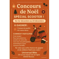 Scooter ROUGE Style Italien 50cc-ZN50QT-30