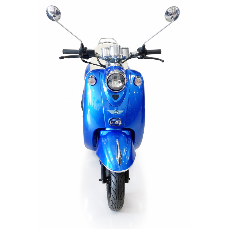 Scooter BLEU RETRO-50cc-ZN50QT-A