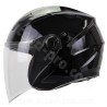 CASQUE JET NOEND CITY NOIR BRILLANT DOUBLE ECRAN TAILLE S 55/56CM